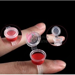 Inele pentru Adezivul de Gene sau Microblading cu capac, 1 compartiment, ISG06